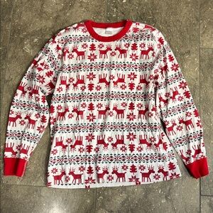 Hanna Andersson holiday pajama top, XL
